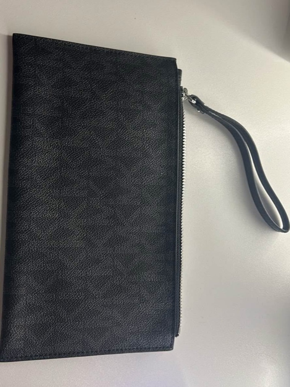 Michael Kors Black Pebbled Leather Wristlet Clutch - Picture 2 of 3